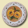 ceramiche di Angela Occhipinti - piatti traforati - girasoli.htm